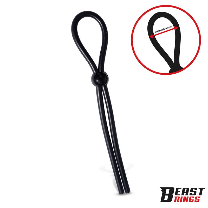 BEAST RINGS - Lasso Adjustable Silicone Cock Ring — zdjęcie 2