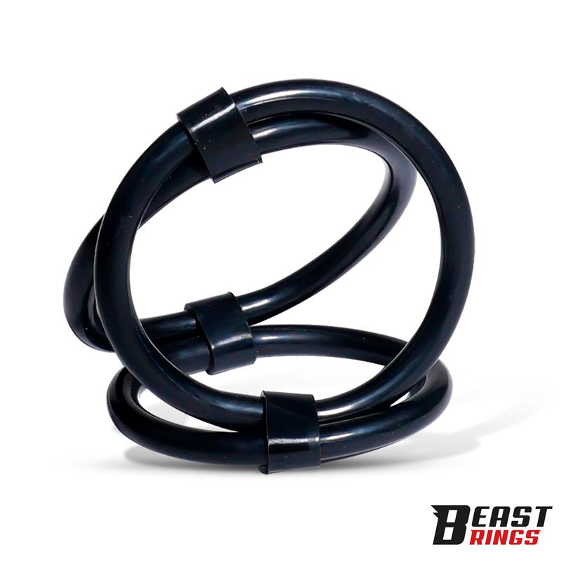 BEAST RINGS - Triple Ring Silicone — zdjęcie 2