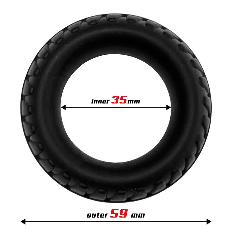 BEAST RINGS - Cock Ring Turbine Liquid Silicone 35 mm — zdjęcie 2