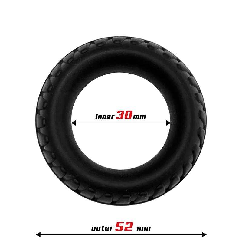 BEAST RINGS - Penis Ring Turbine Liquid Silicone 30 mm — zdjęcie 2