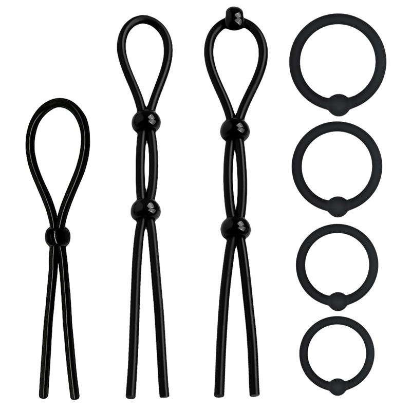 BEAST RINGS - 07 Set Solid Silicone Cock Rings — zdjęcie 2
