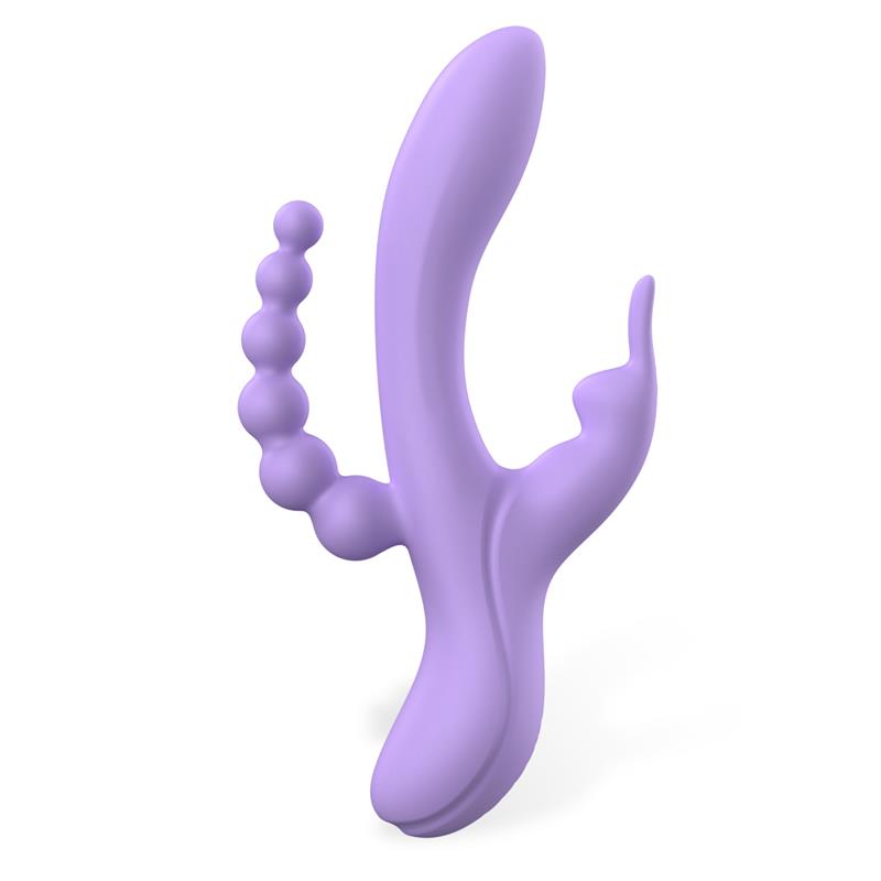 ENGILY ROSS - Lindsay Vibe with Anal Chain Liquid Silicone Unibody Flexible 2 Motors — zdjęcie 2