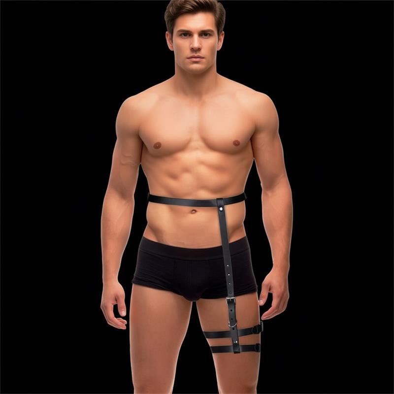INTOYOU BDSM LINE - Martin Leg and Waist Bondage Harness — zdjęcie 2