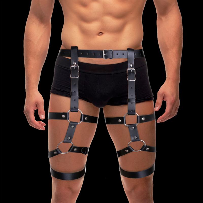 INTOYOU BDSM LINE - Fabian Leg and Waist Bondage Harness Adjustable — zdjęcie 2