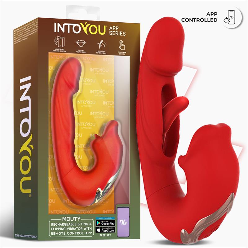 INTOYOU APP SERIES - Mouty Vibe with Biting and Flipping with App — zdjęcie 2