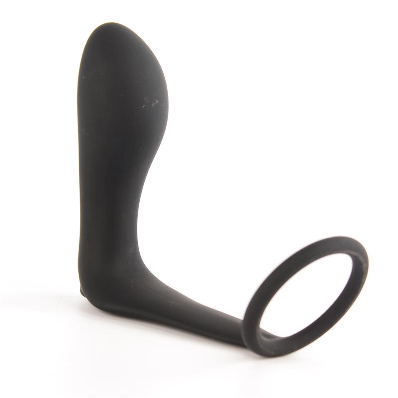 TARDENOCHE - Ansel Anal Plug with Vibration and Cock Ring USB Silicone — zdjęcie 2