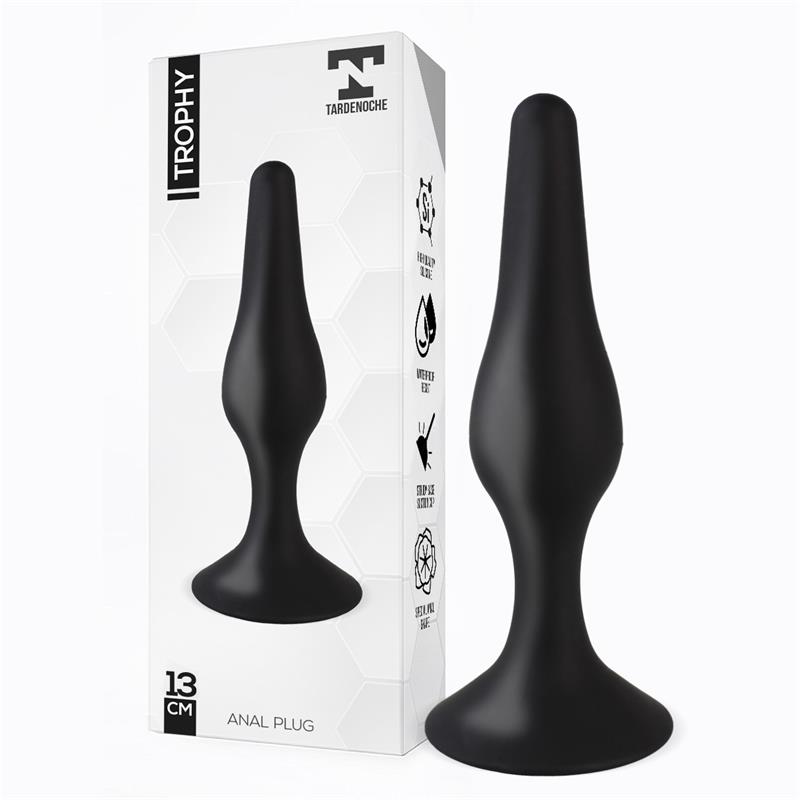 TARDENOCHE - Trophy Anal Plug 13 cm Silicone Black