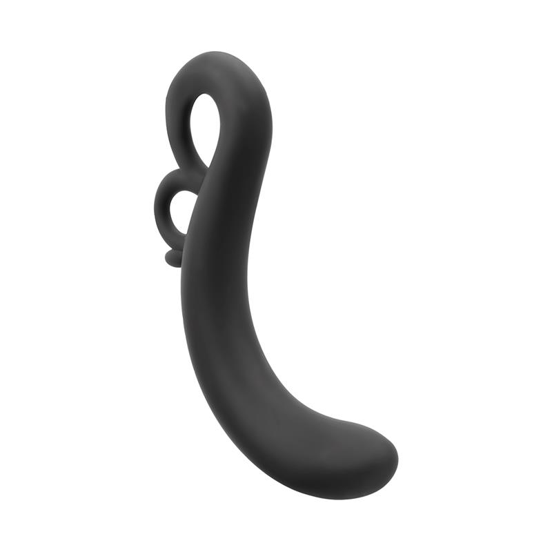 TARDENOCHE - Banee Prostativ Stimulator with Easy Pull Silicone Black — zdjęcie 2