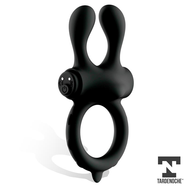 TARDENOCHE - Earzy Vibrating Penis Ring with Remote Control USB Magnetic Silicone — zdjęcie 2