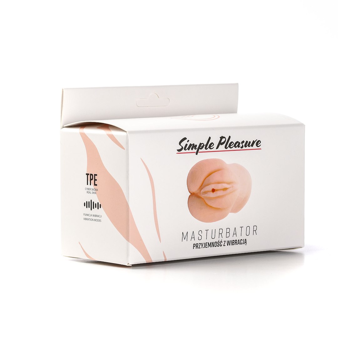 Simple Pleasure - Masturbator Wagina Cyberskóra 500G — zdjęcie 3