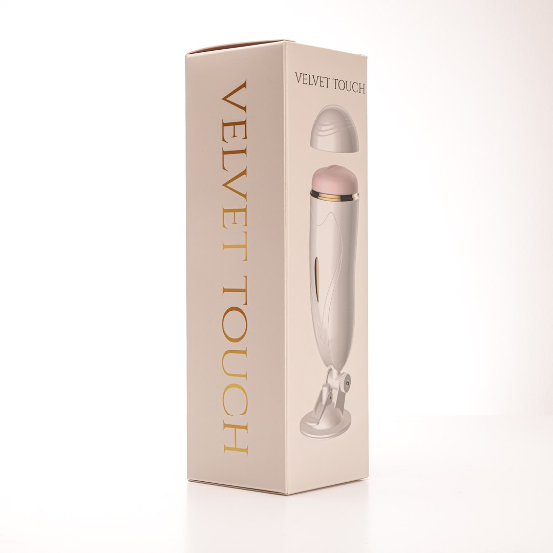 Velvet Touch - Masturbator Z Wibracj¹ Wagina  Cyberskóra £adowany Usb Bia³y — zdjęcie 3