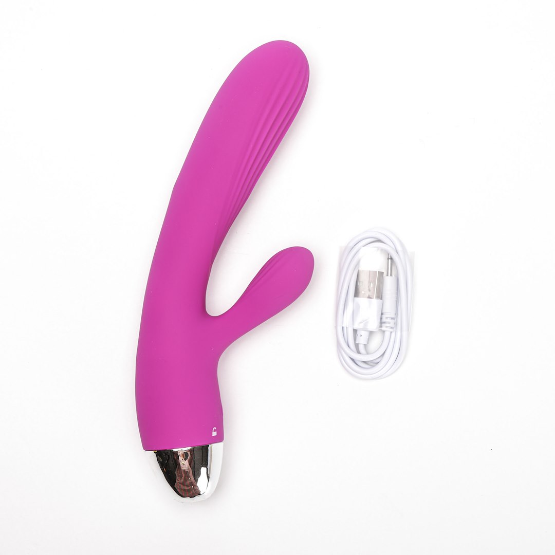 Velvet Touch - Wibrator Silikonowy Typ Króliczek £adowany Usb Fioletowy — zdjęcie 3
