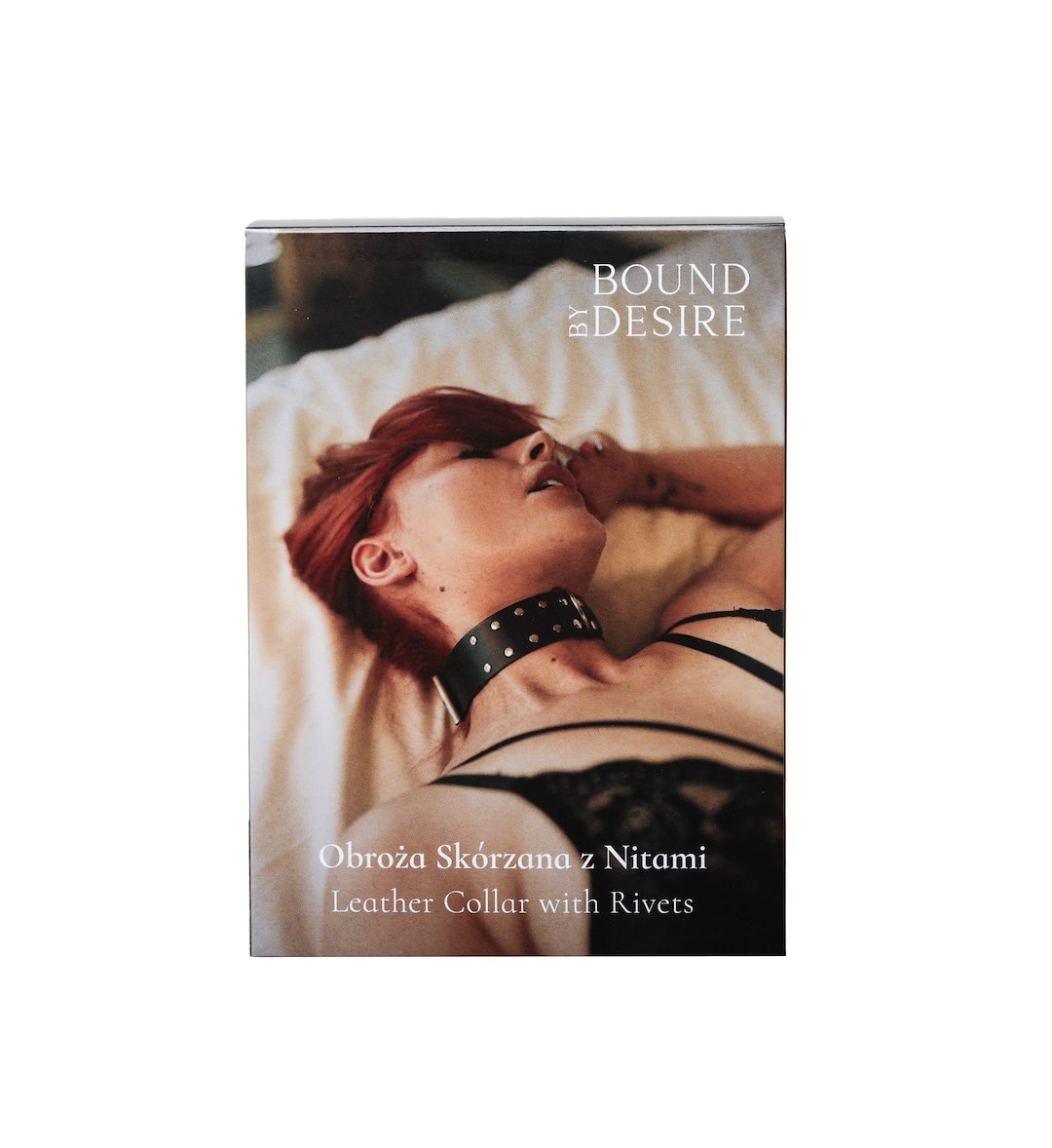 Bound By Desire - Obro¿a Skórzana z Nitami — zdjęcie 3