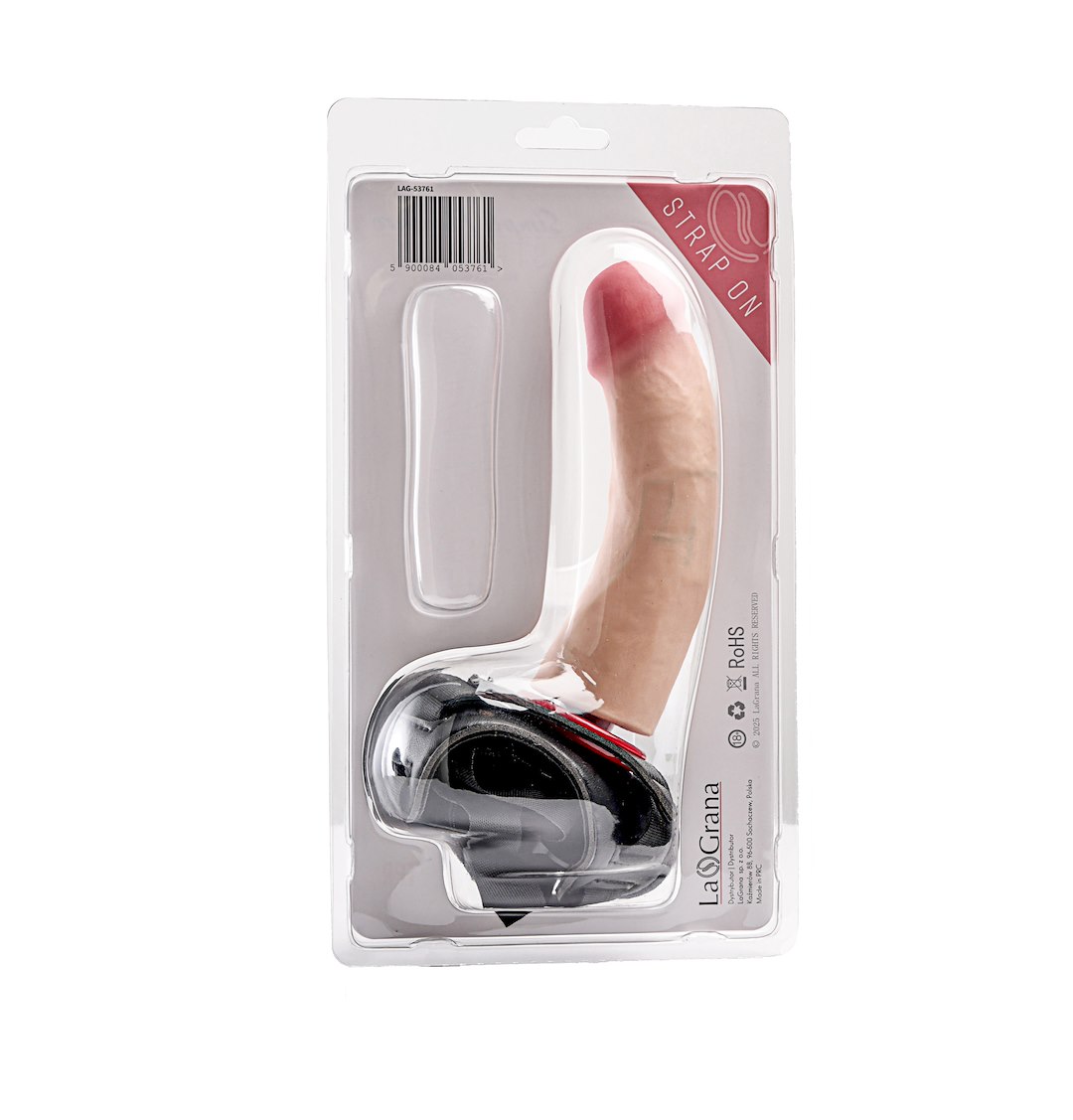 Simple Pleasure strap-on cyberskóra 16 cm — zdjęcie 3