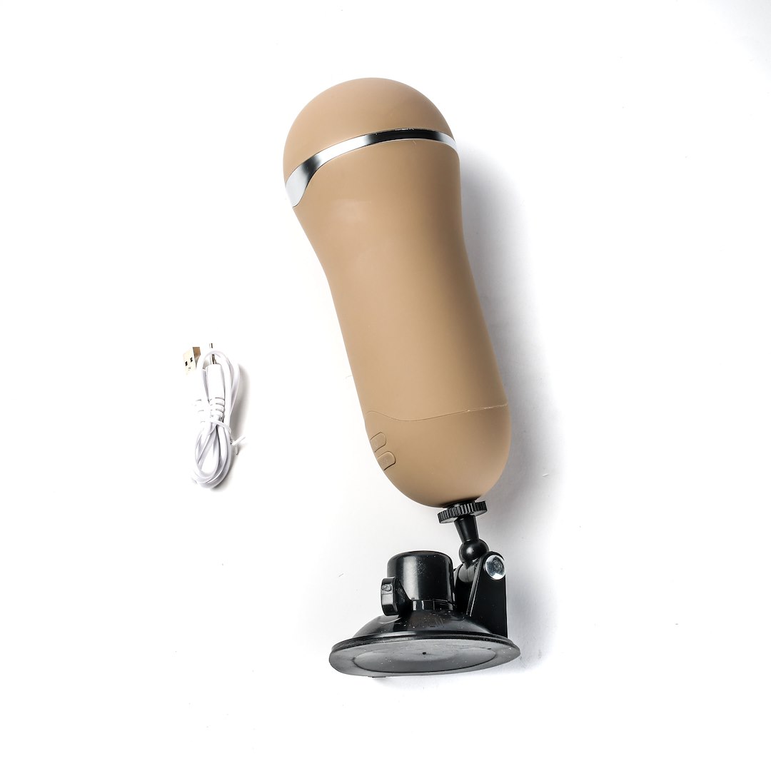 Simple Pleasure - Masturbator Z Wibracj¹ Wagina  Cyberskóra £adowany Usb Z³oty — zdjęcie 3