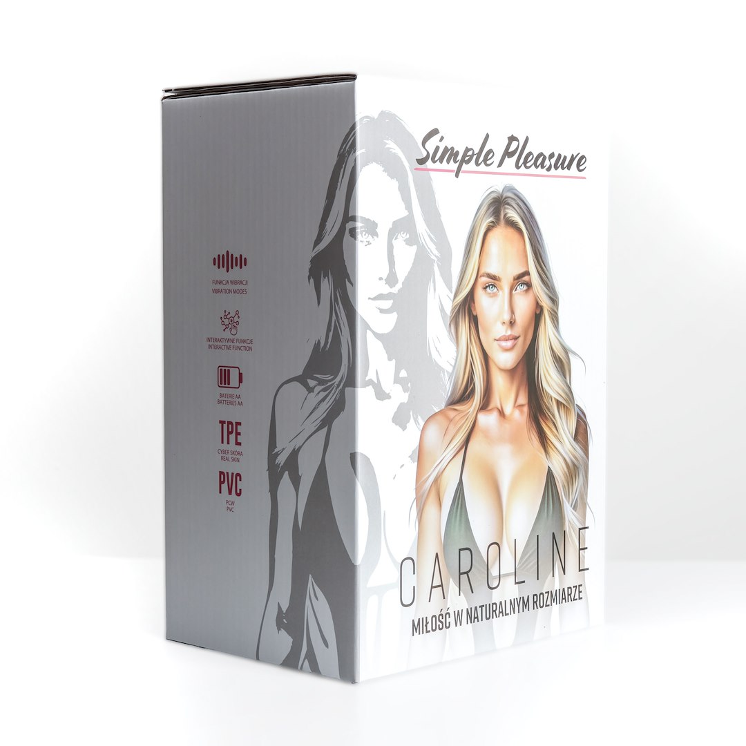 Simple Pleasure - Lalka Dmuchana Damska Z G³ow¹ 3D Caroline — zdjęcie 3