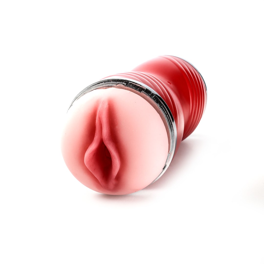 Simple Pleasure - Masturbator Dwustonny Koñce Wagina Usta Czerwony — zdjęcie 3