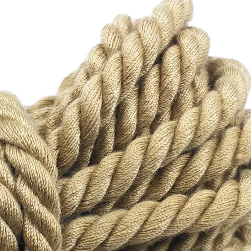 LATETOBED BDSM LINE - Synthetic Hemp Bondage Rope Nature 10 Meter — zdjęcie 3