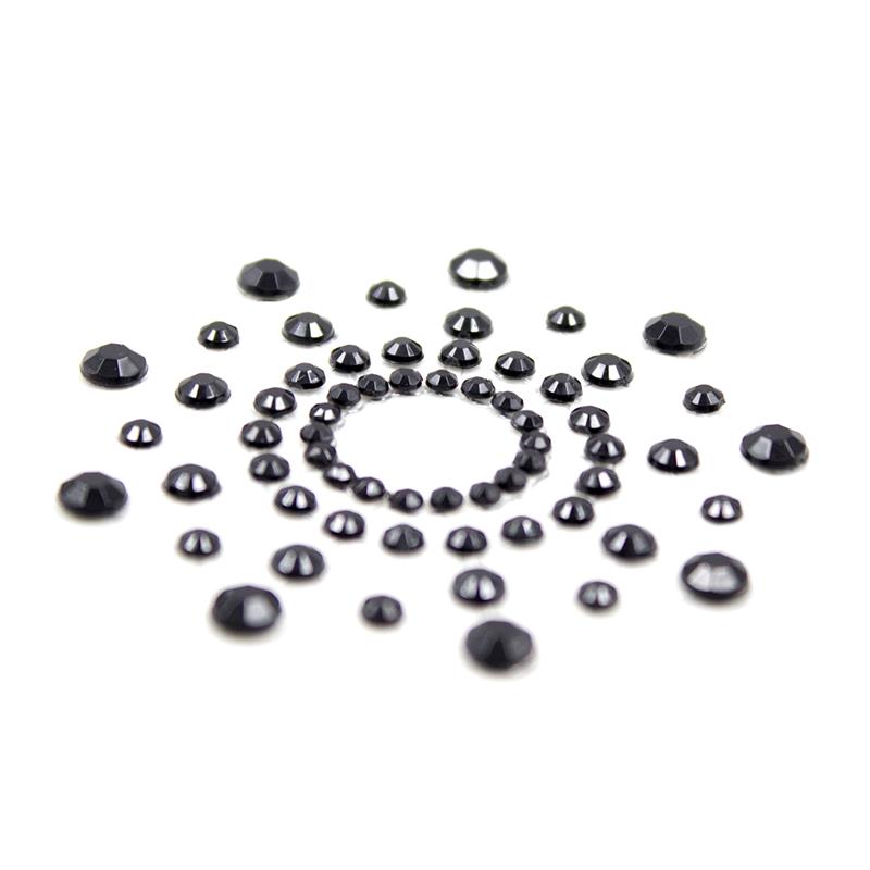 LATETOBED BDSM LINE - Snowflake Nippel Covers Black — zdjęcie 3