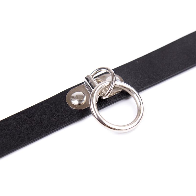 LATETOBED BDSM LINE - Collar Adjustable 43 cm Black — zdjęcie 3