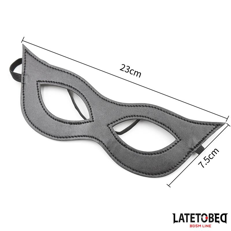 LATETOBED BDSM LINE - PU Eye Mask — zdjęcie 3