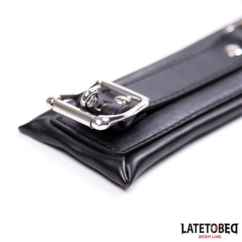 LATETOBED BDSM LINE - Padded Collar with Leash — zdjęcie 3