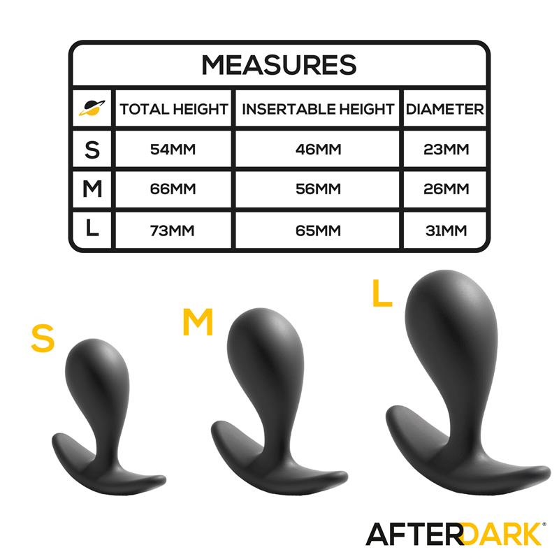 AFTERDARK - Monty Set of 3 Anal Plugs — zdjęcie 3