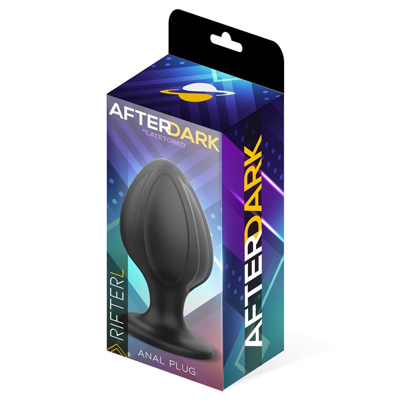 AFTERDARK - Rifter Butt Plug Silicone Size L 9 cm x 4.5 cm — zdjęcie 3