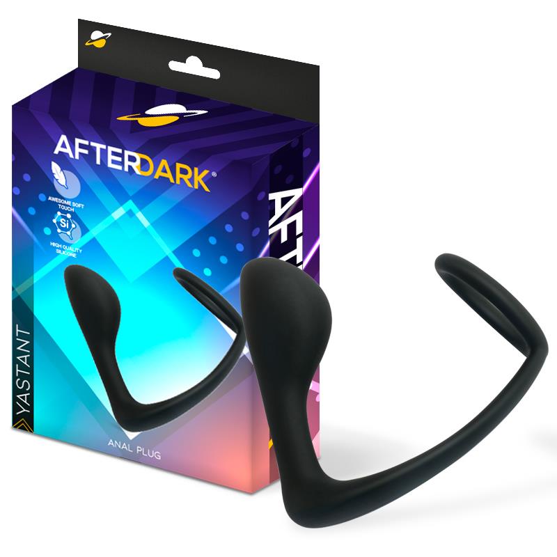 AFTERDARK - Yastant Anal Plug with Testicles Ring