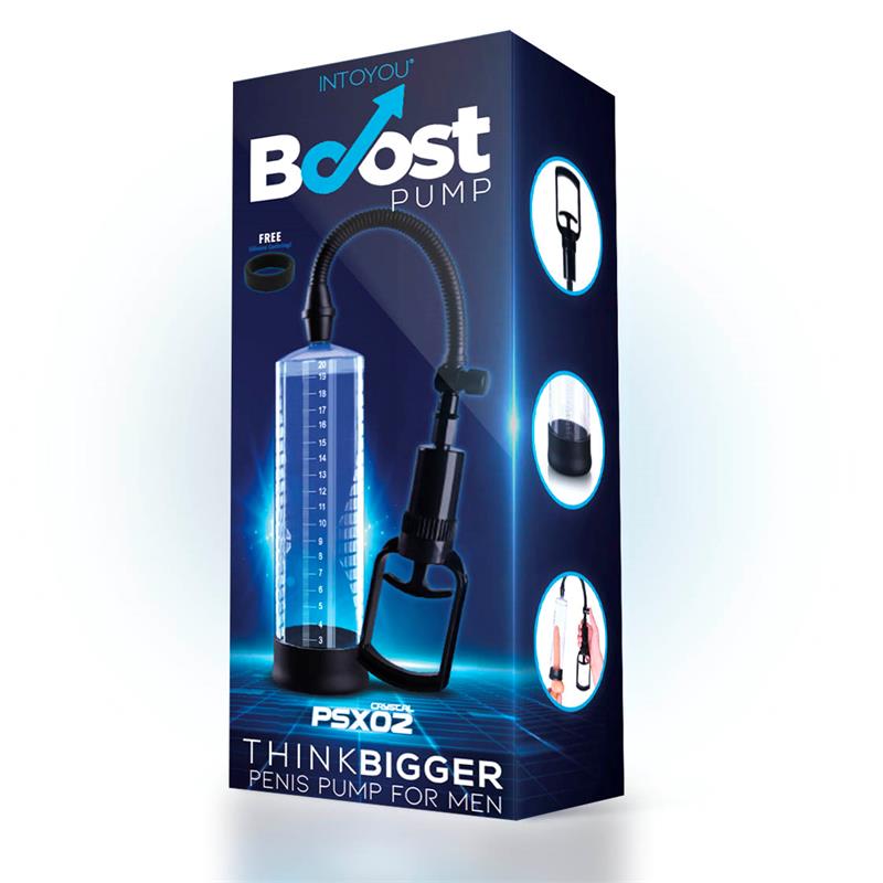 BOOST PUMPS - Manual Penis Pump PSX02 Crystal — zdjęcie 3