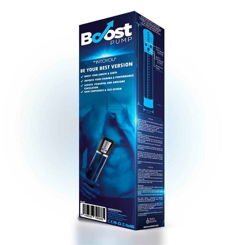BOOST PUMPS - Automatic Penis Pump with Display PSX09 USB — zdjęcie 3