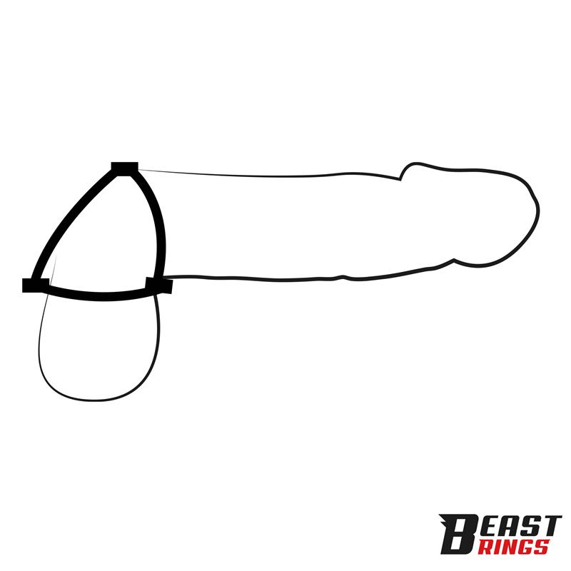 BEAST RINGS - Triple Ring Silicone — zdjęcie 3
