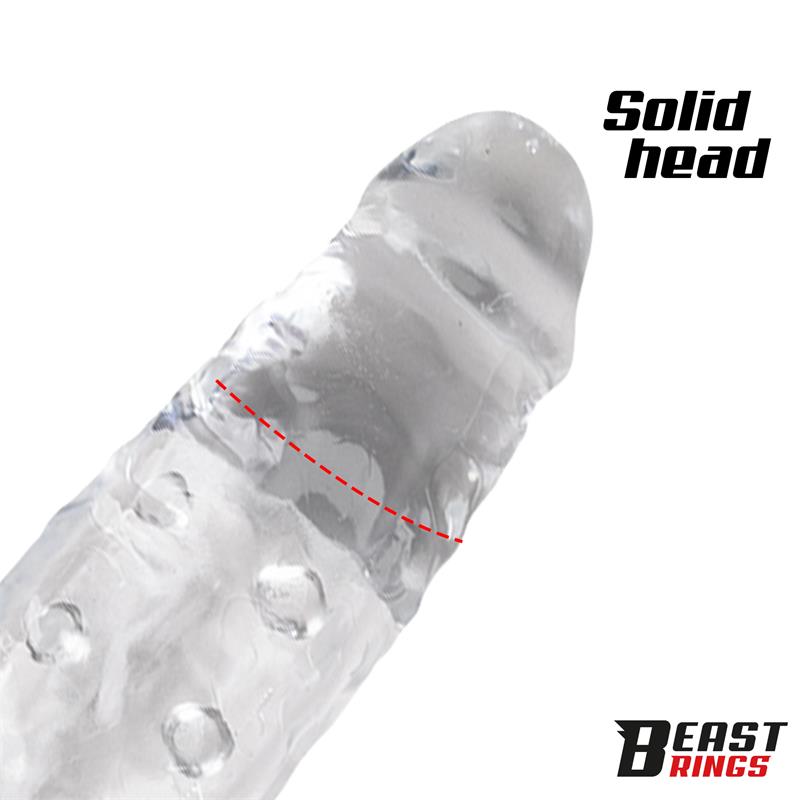 BEAST RINGS - Penis Sleeve 28 cm — zdjęcie 3