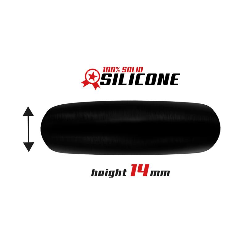 BEAST RINGS - Cock Ring Solid Silicone 3.5 cm Black — zdjęcie 3