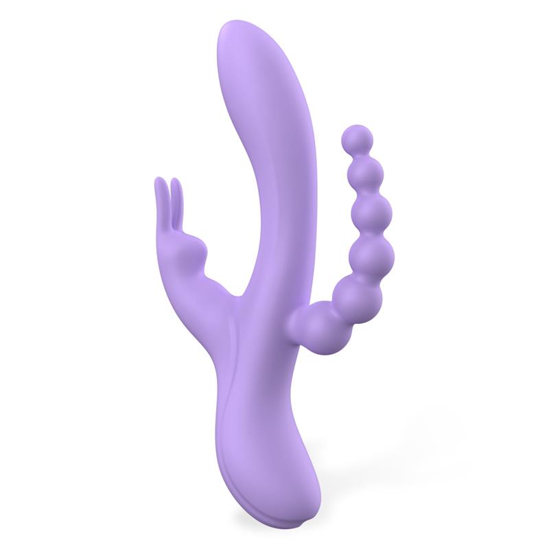 ENGILY ROSS - Lindsay Vibe with Anal Chain Liquid Silicone Unibody Flexible 2 Motors — zdjęcie 3