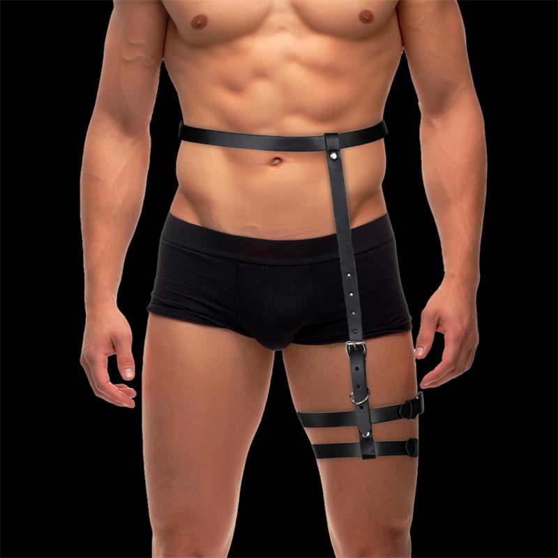 INTOYOU BDSM LINE - Martin Leg and Waist Bondage Harness — zdjęcie 3