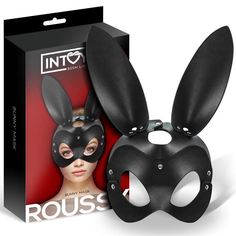 INTOYOU BDSM LINE - Roussy Bunny Mask Adjustable — zdjęcie 3