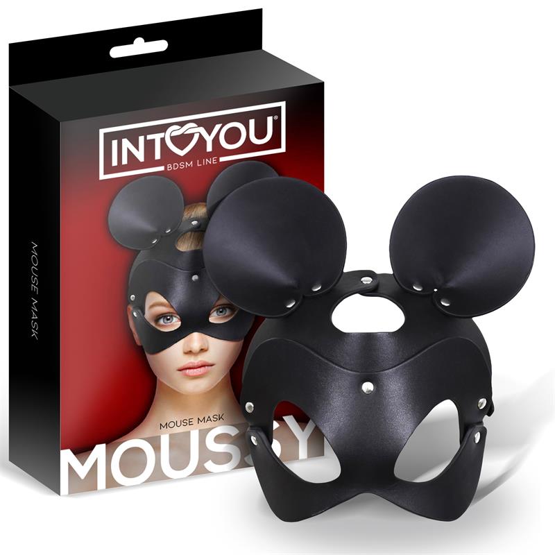 INTOYOU BDSM LINE - Moussy Mouse Mask Adjustable — zdjęcie 3