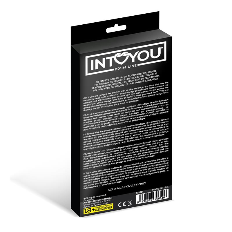INTOYOU BDSM LINE - Scissy Safety Scissors — zdjęcie 3
