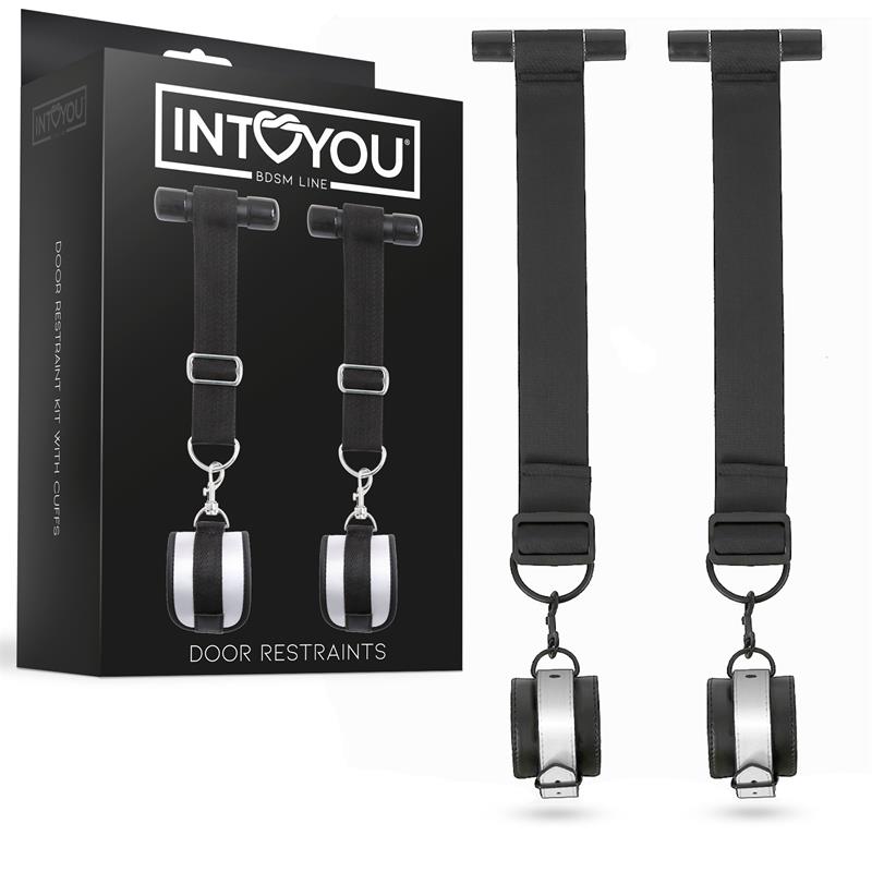 INTOYOU BDSM LINE - Door Restraint Kit with Adjustable and Removable Cuffs — zdjęcie 3