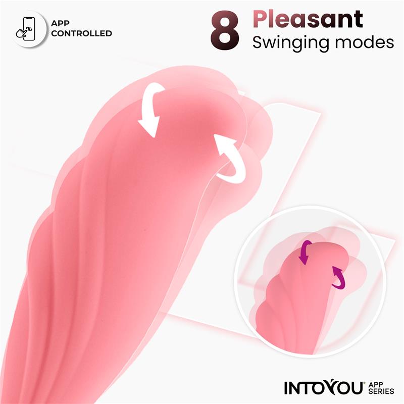 INTOYOU APP SERIES - Vibrating Egg with Waving and APP USB — zdjęcie 3