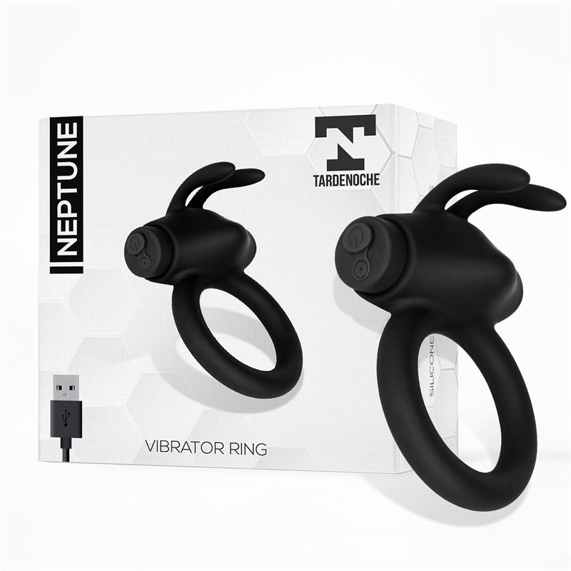 TARDENOCHE - Neptune Vibrating Ring Silicone Rechargable USB