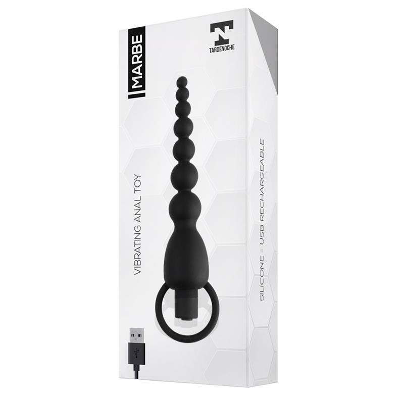 TARDENOCHE - Marbe Anal Chain with Vibration USB Silicone — zdjęcie 3