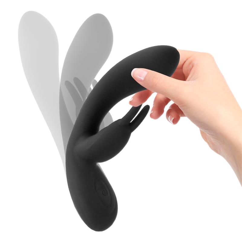 TARDENOCHE - Noir Vibe Injected Liquid Silicone 2 Motors USB — zdjęcie 3