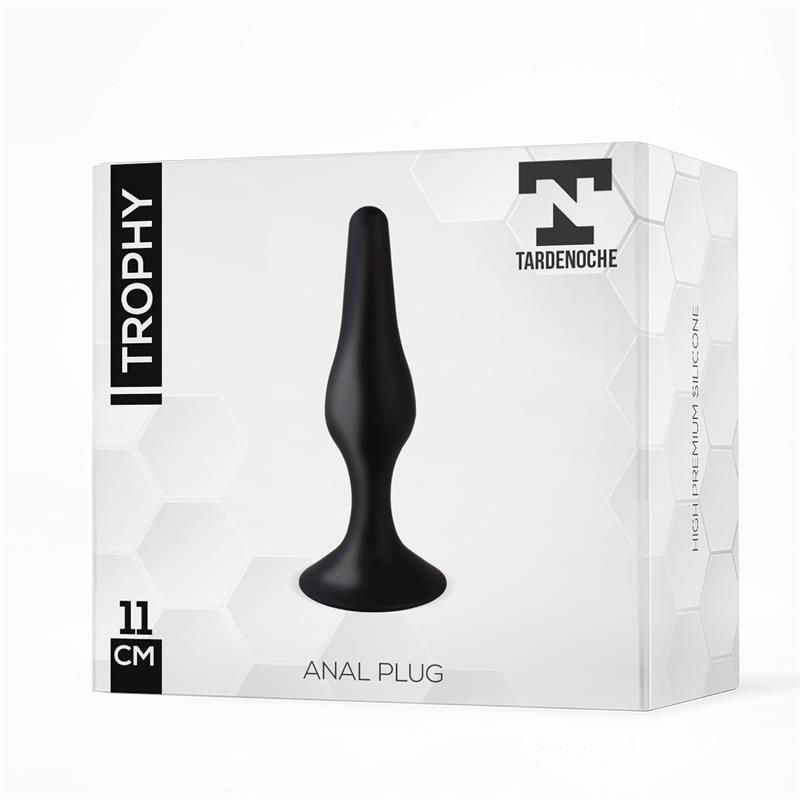 TARDENOCHE - Trophy Anal Plug 11 cm Silicone Black — zdjęcie 3