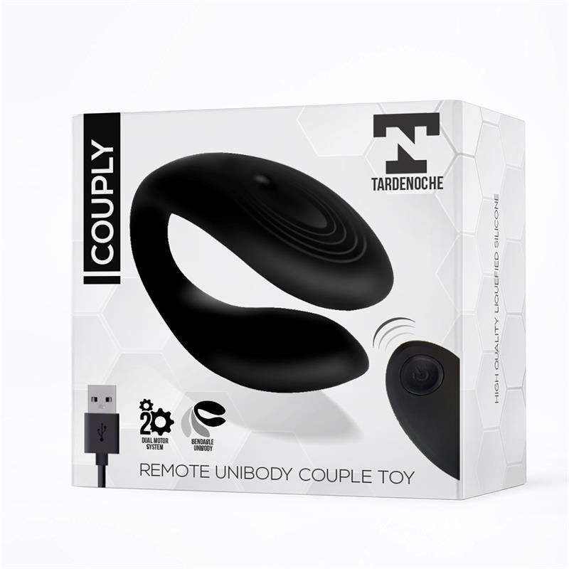 TARDENOCHE - Couply Couple Toy with Remote Control USB Unibody Liquid Silicone — zdjęcie 3