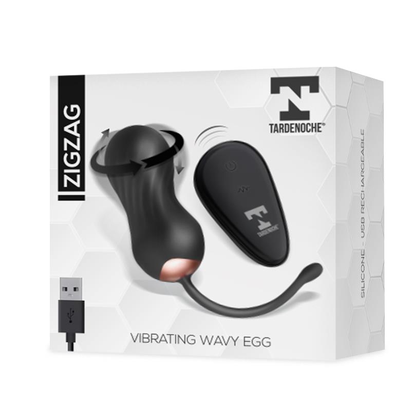 TARDENOCHE - Zigzag Vibrating and Zigzagging Egg with Remote Control — zdjęcie 3