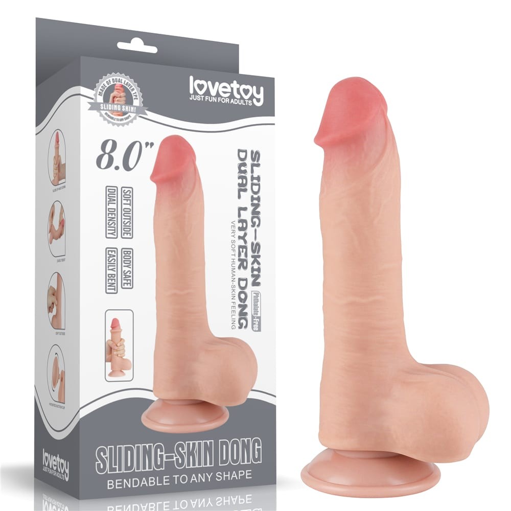 Dildo z przyssawk¹ 20 cm Lovetoy — zdjęcie 2
