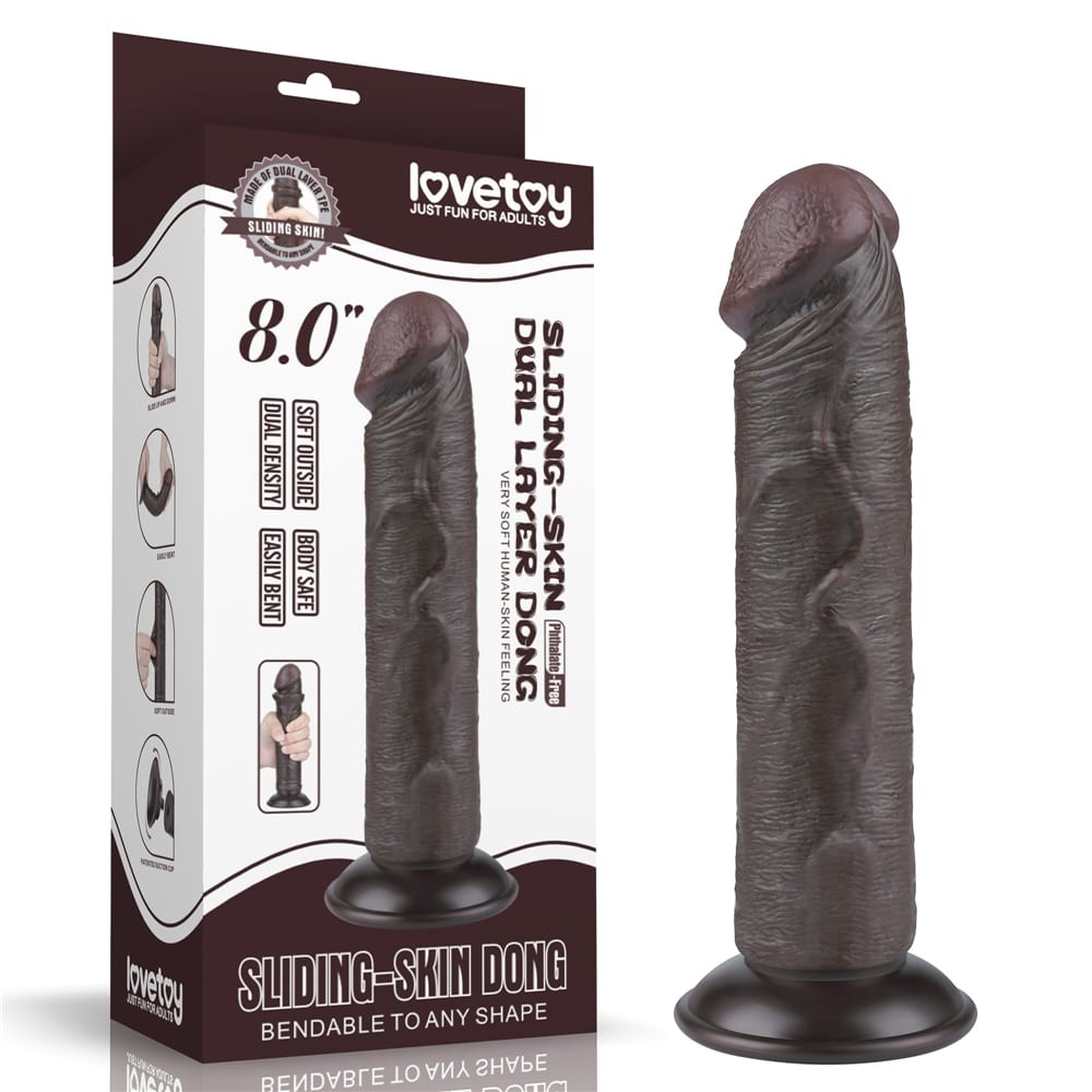 Dildo z przyssawk¹ 20 cm Lovetoy — zdjęcie 2