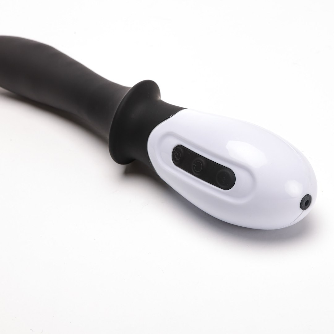 Velvet Touch - Wibrator Silikonowy Stymulacja Punktu G £adowany Usb Czarny — zdjęcie 4
